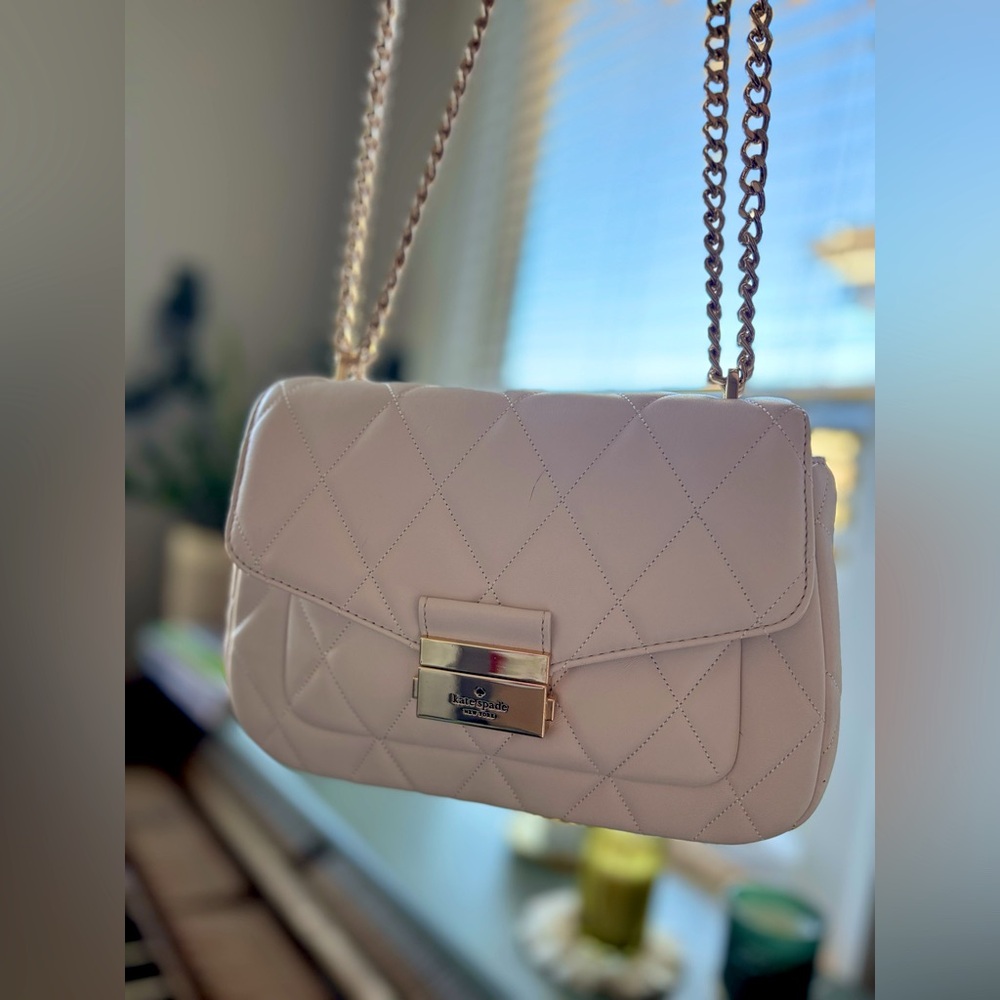 KATE SPADE ♠️ Carey Smooth Quilted Leather Purse Medium